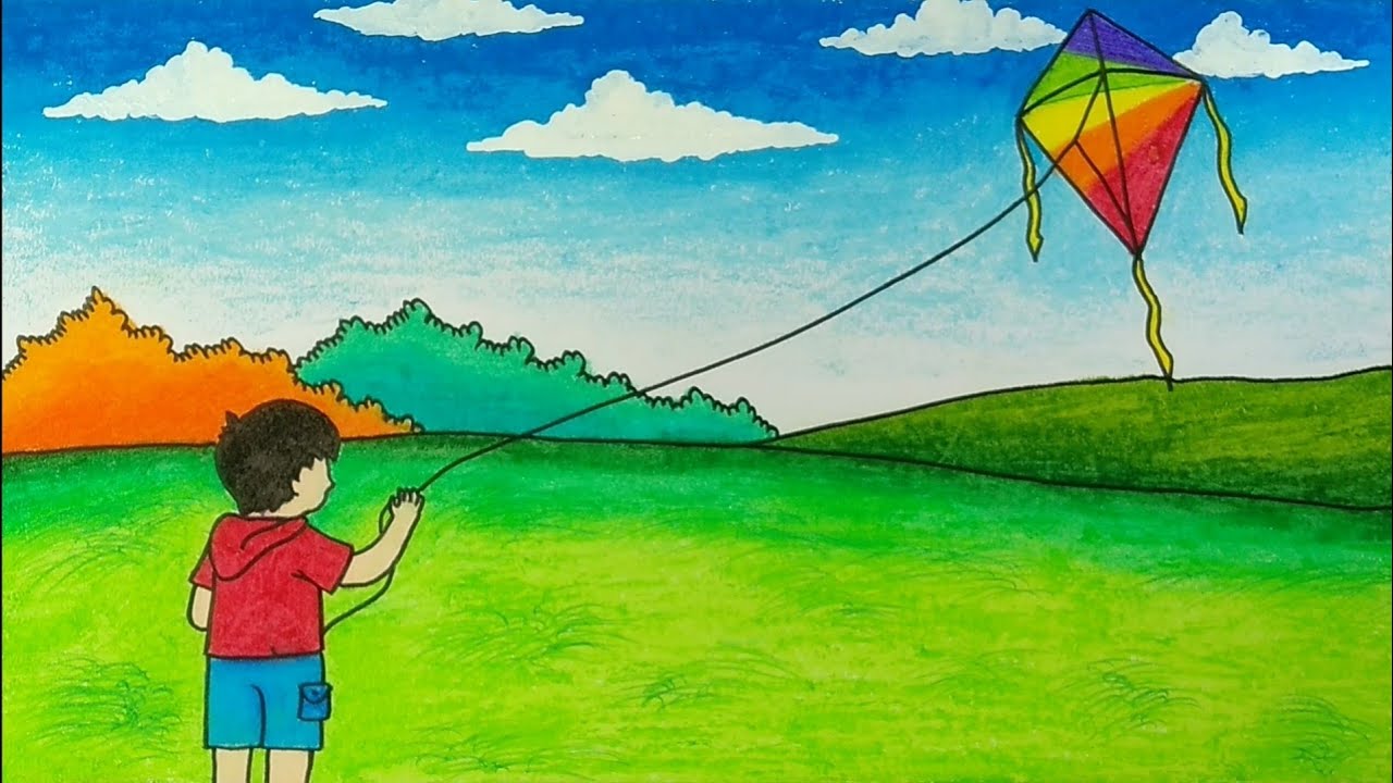 Detail Gambar Anak Main Layangan Nomer 3