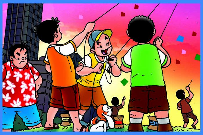 Detail Gambar Anak Main Layangan Nomer 45