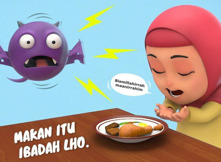 Detail Gambar Anak Makan Dengan Tangan Kartun Nomer 32