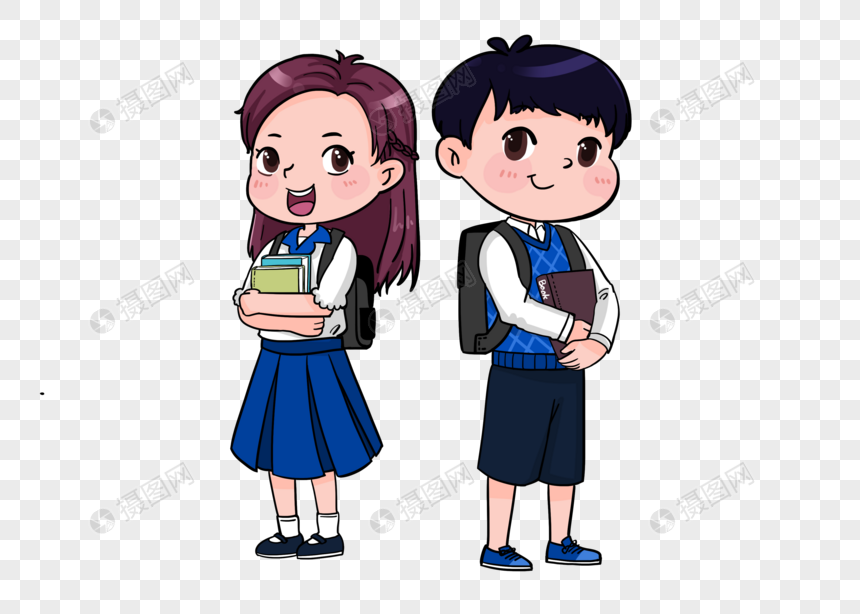 Detail Gambar Anak Membawa Tas Sekolah Cartoon Nomer 30