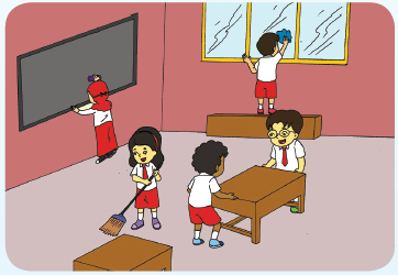 Detail Gambar Anak Membersihkan Kelas Nomer 11