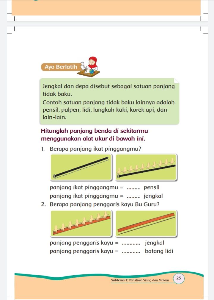 Detail Gambar Anak Menggunakan Alat Ukur Tidak Baku Nomer 46