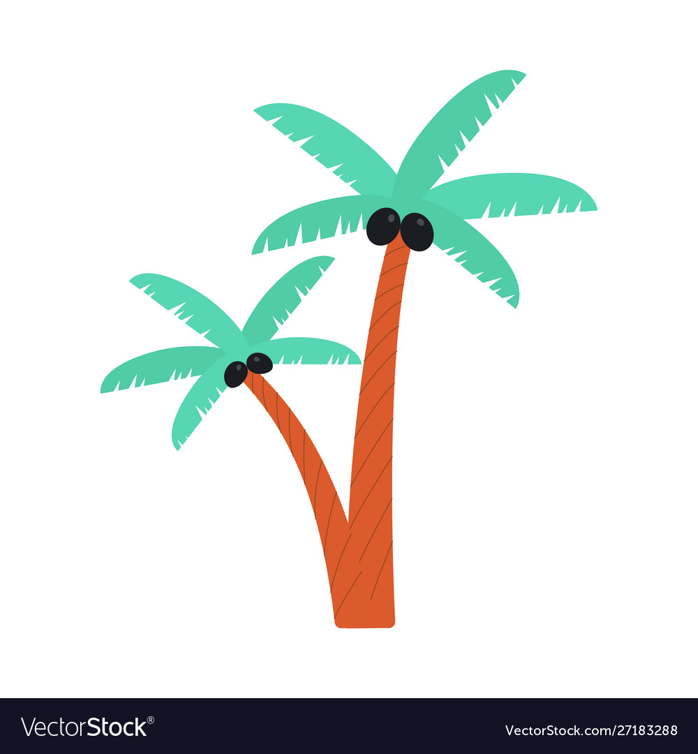 Detail Palm Tree Drawing Nomer 6