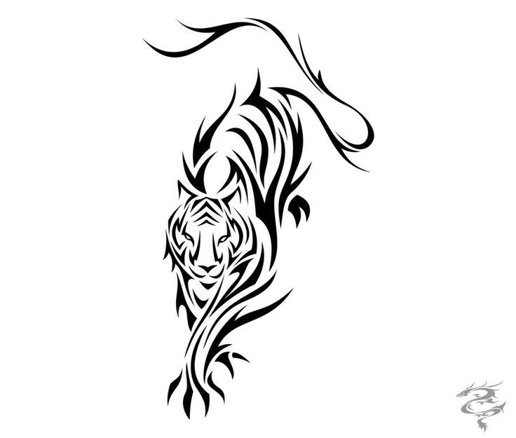 Detail Tiger Tattoo Vorlage Nomer 2
