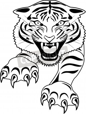 Detail Tiger Tattoo Vorlage Nomer 6