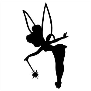 Detail Tinkerbell Silhouette Sticker Nomer 5