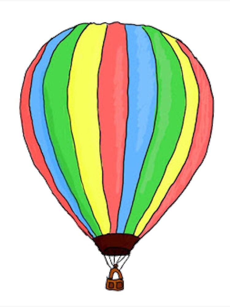 Detail Air Balloon Sketch Nomer 12