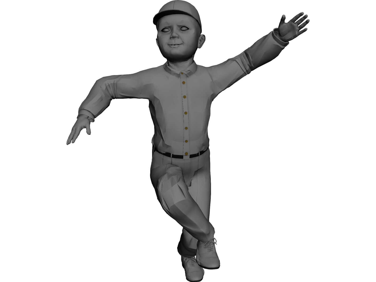 Detail Dancing 3d Model Nomer 12