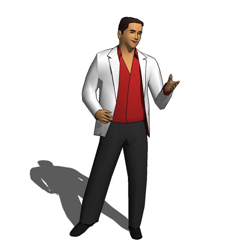 Detail Dancing 3d Model Nomer 14