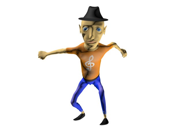 Detail Dancing 3d Model Nomer 4