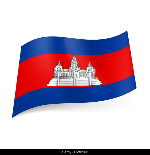 Flagge Mit Tempel - KibrisPDR