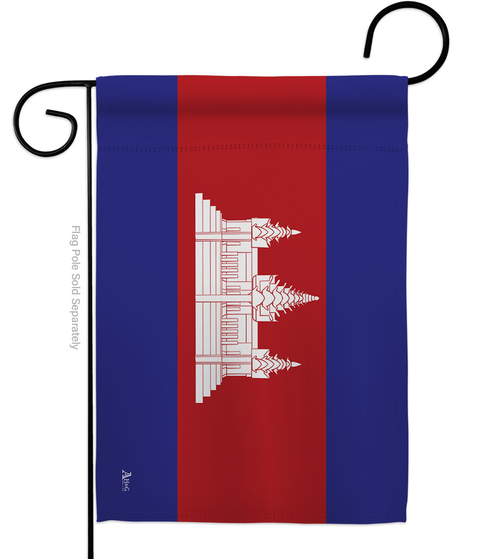 Detail Flagge Mit Tempel Nomer 16