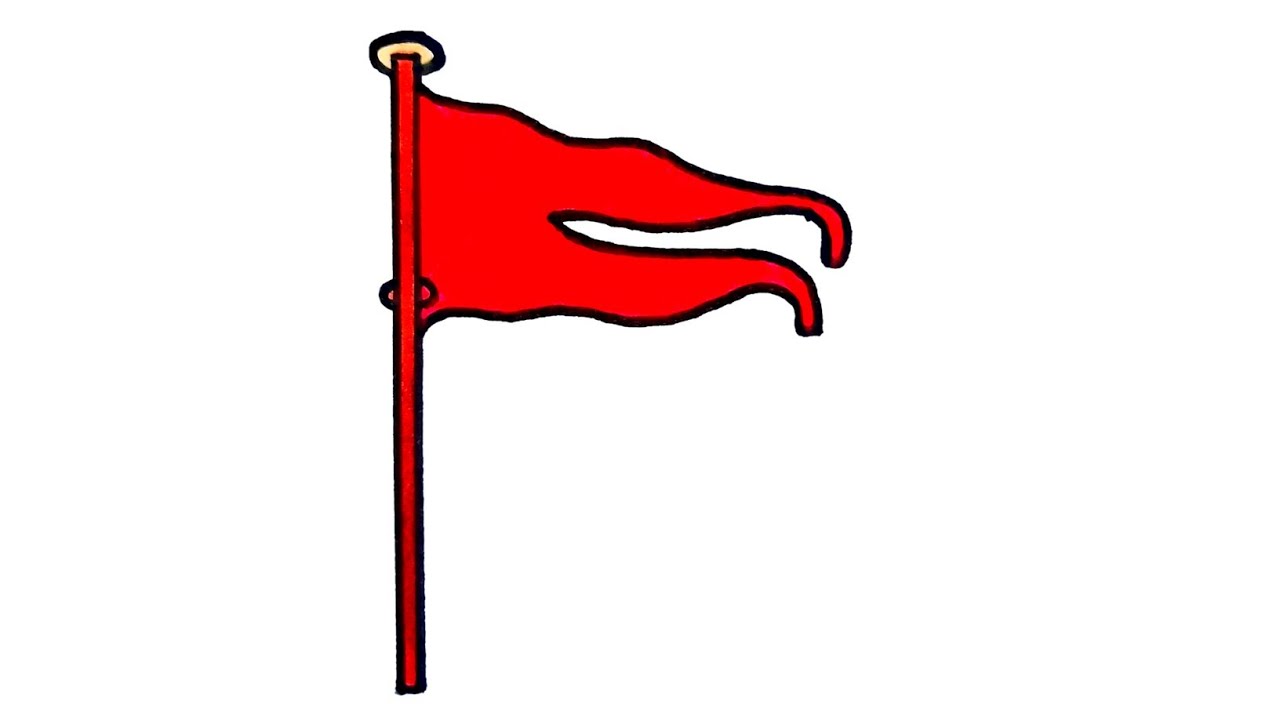 Detail Flagge Mit Tempel Nomer 5