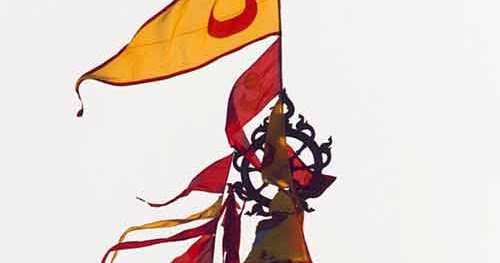 Detail Flagge Mit Tempel Nomer 6