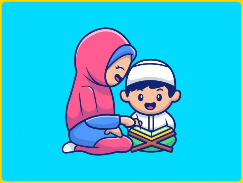 Detail Gambar Anak Muslim Belajar Nomer 10