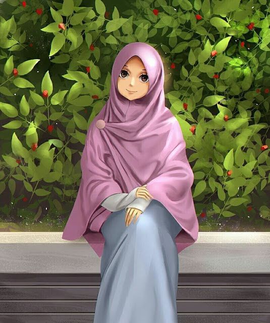 Detail Gambar Anak Muslimah Cantik Kartun Nomer 14