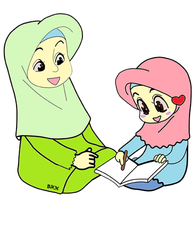 Detail Gambar Anak Perempuan Kartun Muslim Nomer 2