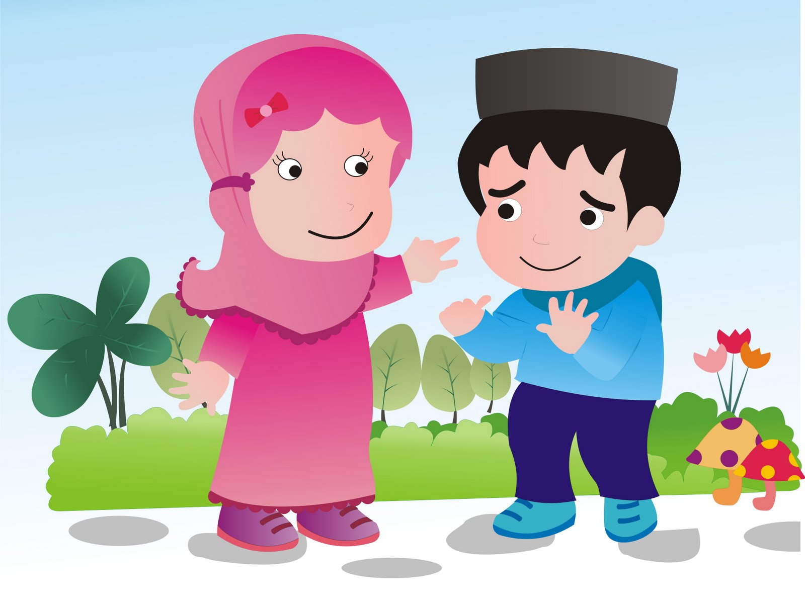 Detail Gambar Anak Perempuan Muslim Kartun Nomer 56