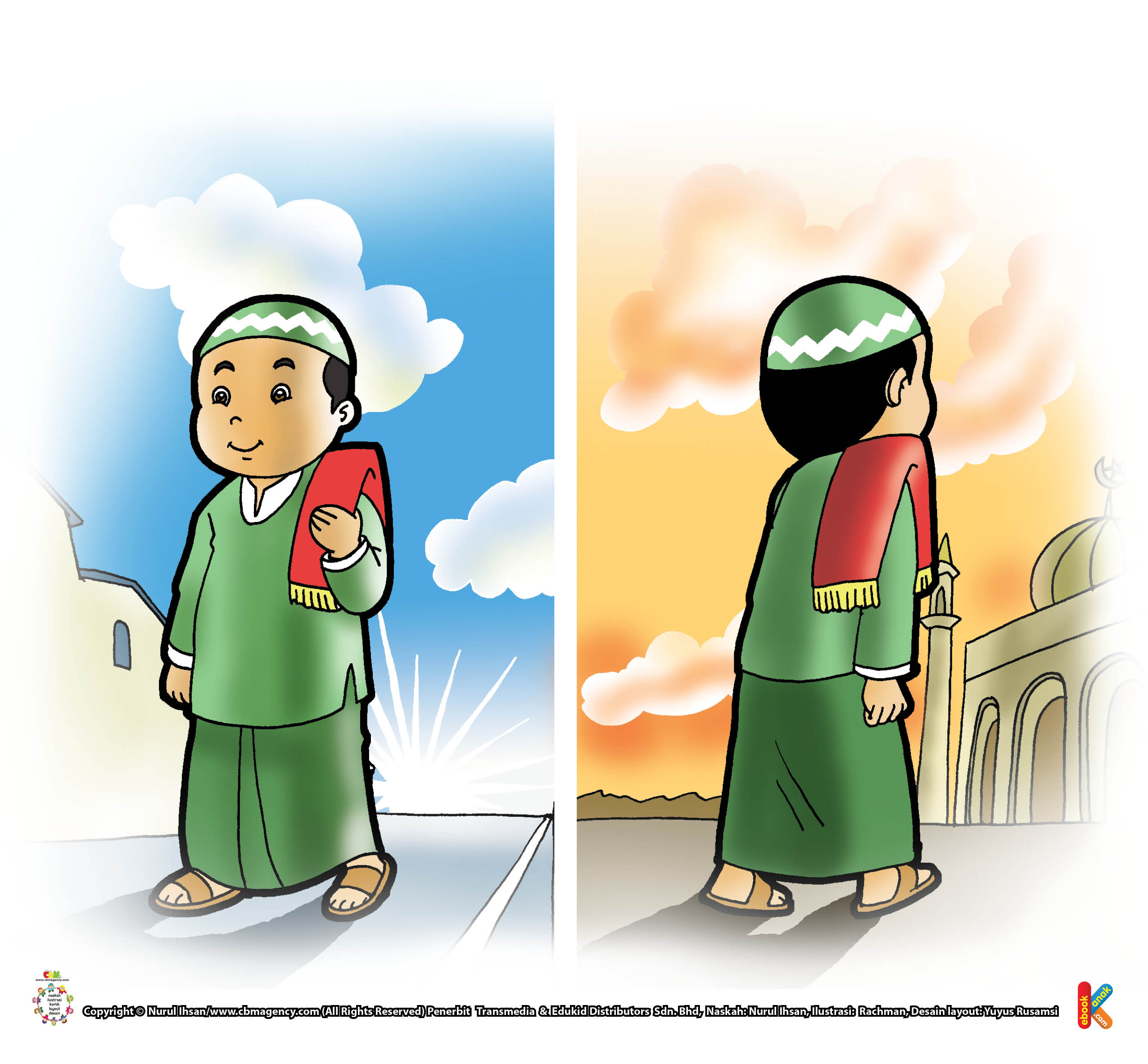 Detail Gambar Anak Pergi Ke Masjid Nomer 3