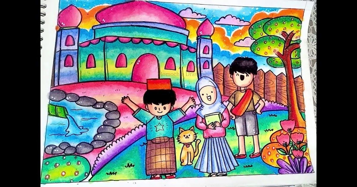 Detail Gambar Anak Pergi Ke Masjid Nomer 44