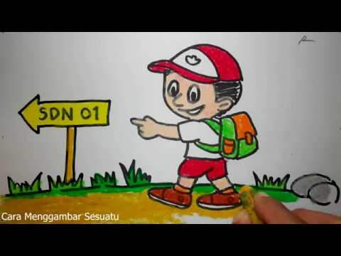 Detail Gambar Anak Pergi Ke Sekolah Nomer 18