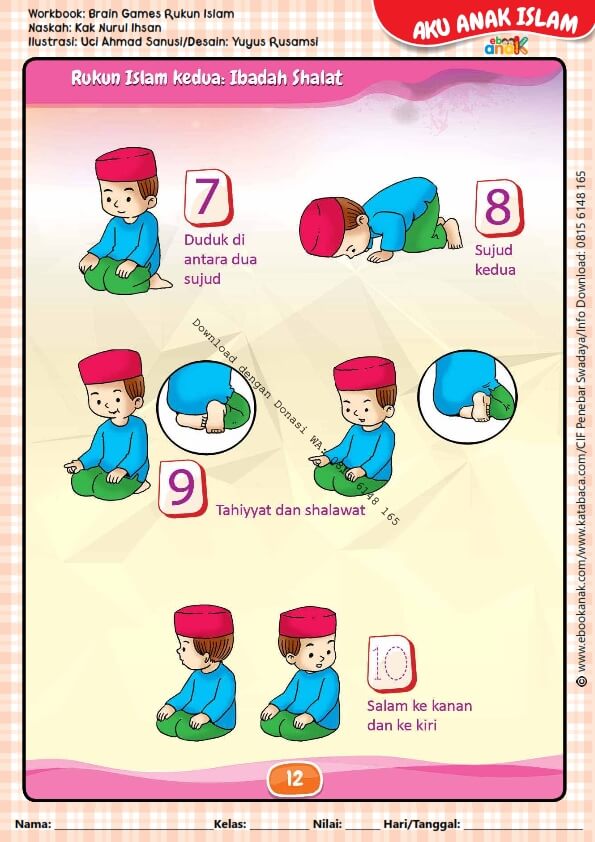 Detail Gambar Anak Rukun Islam Ada 5 Perkara Nomer 5