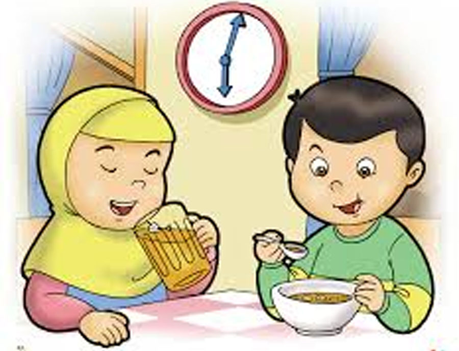 Detail Gambar Anak Sedang Makan Nomer 37