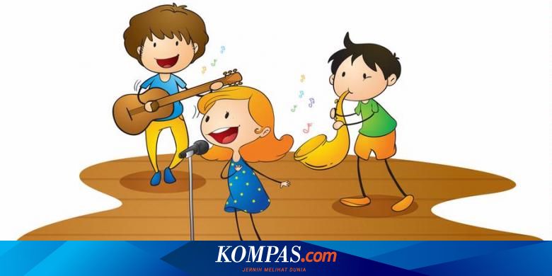 Detail Gambar Anak Sedang Memegang Kartun Nomer 28