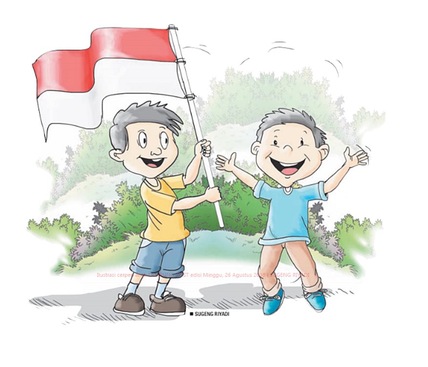 Detail Gambar Anak Sedang Memegang Kartun Nomer 30