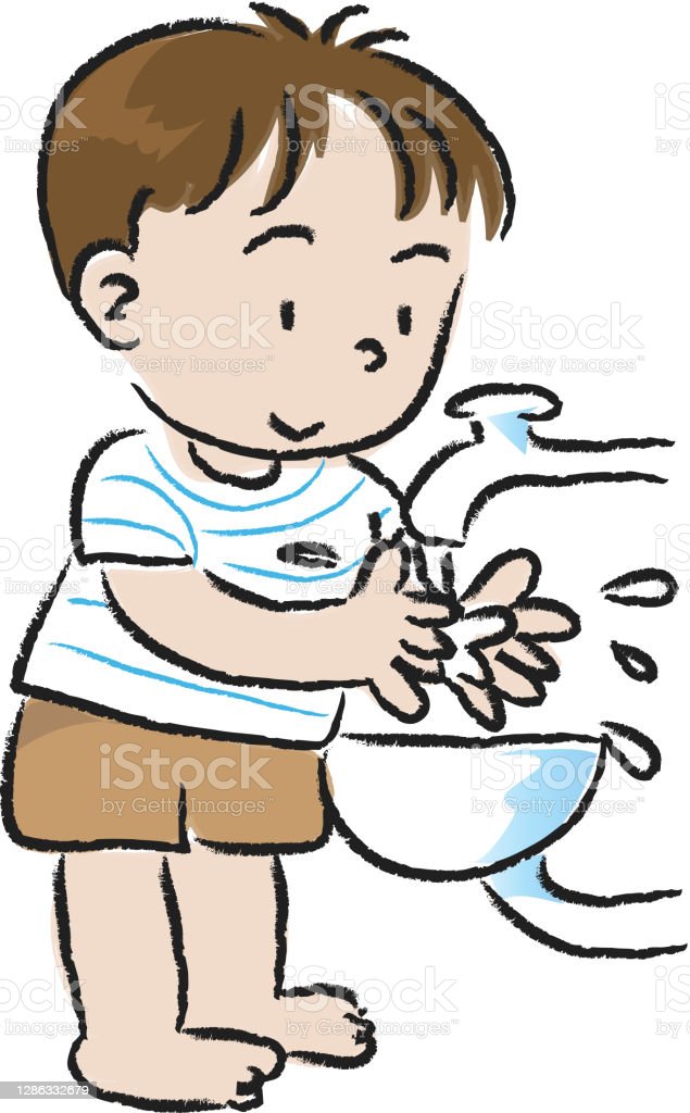 Detail Gambar Anak Sedang Mencuci Tangan Nomer 47