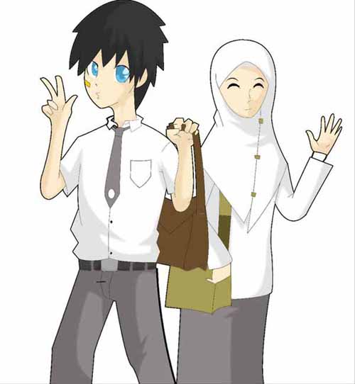 Detail Gambar Anak Sekolah Muslim Nomer 28