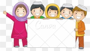 Detail Gambar Anak Sekolah Muslim Kartun Nomer 22