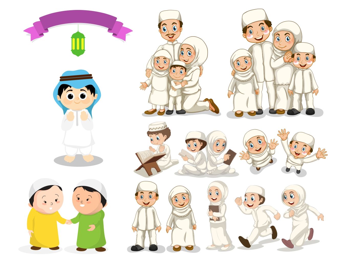 Detail Gambar Anak Sekolah Muslim Kartun Nomer 57