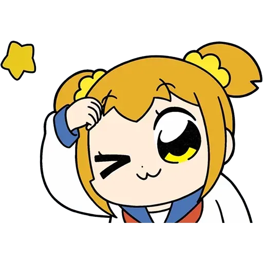 Detail Pop Team Epic Whatsapp Sticker Nomer 6