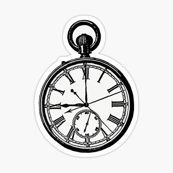 Detail Taschenuhr Gezeichnet Nomer 4