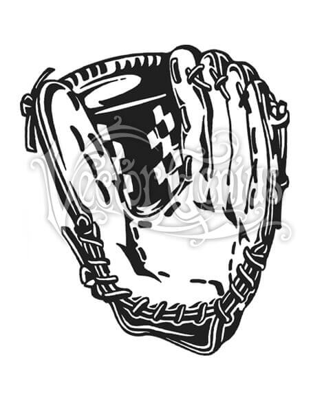 Detail Baseball Mitt Clipart Nomer 9