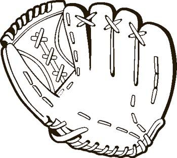 Detail Baseball Mitt Clipart Nomer 11