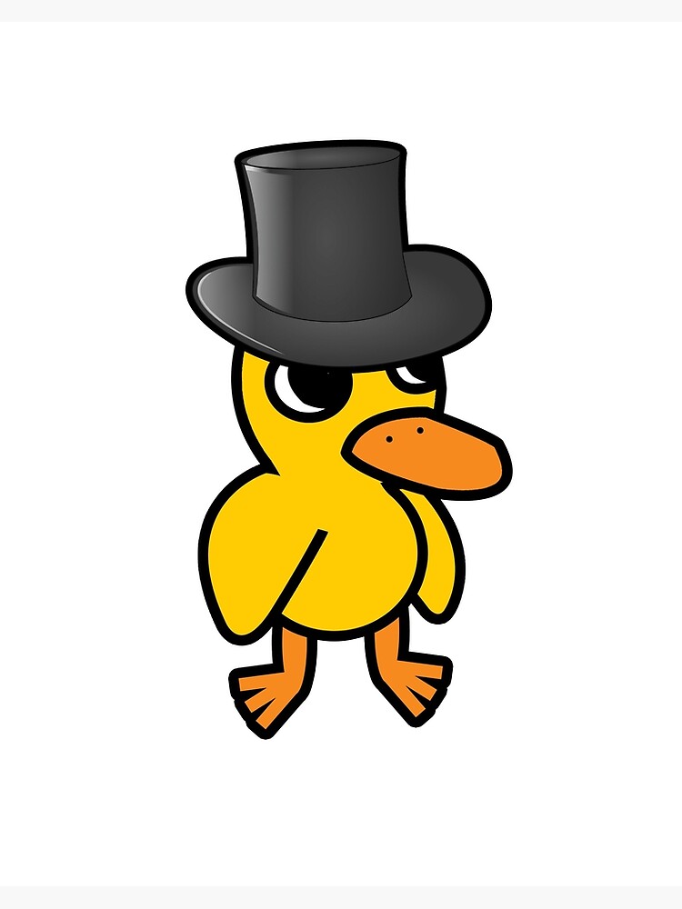 Duck With Top Hat - KibrisPDR