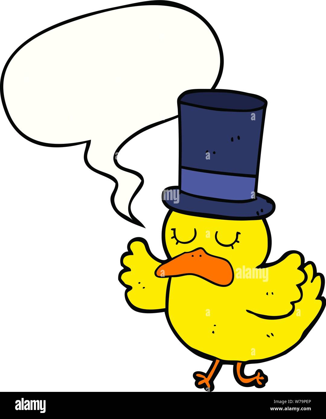 Detail Duck With Top Hat Nomer 4