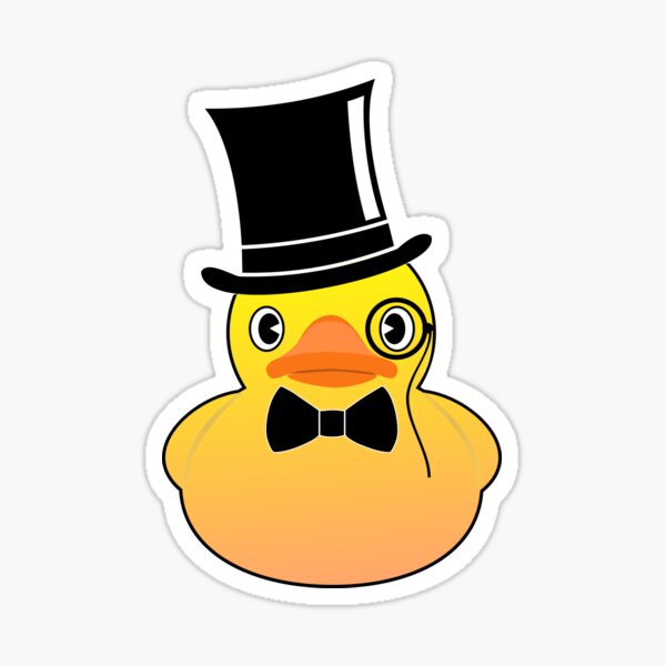 Detail Duck With Top Hat Nomer 6