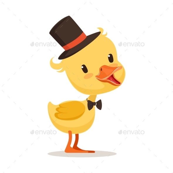 Detail Duck With Top Hat Nomer 8