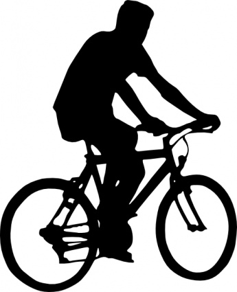 Fahrradfahrer Silhouette - KibrisPDR