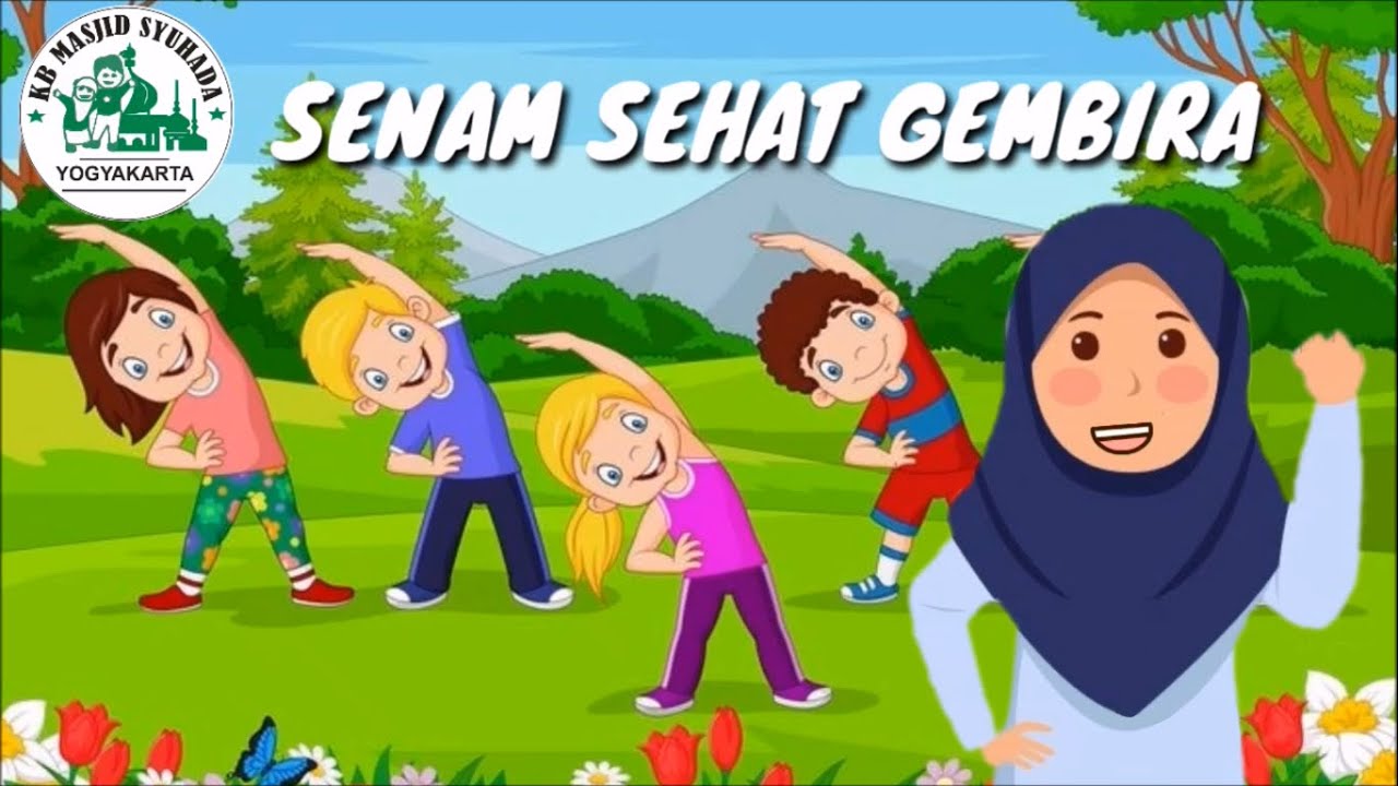 Detail Gambar Anak Senam Kartun Nomer 29