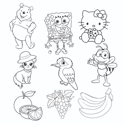 Detail Gambar Anak Untuk Mewarnai Nomer 3