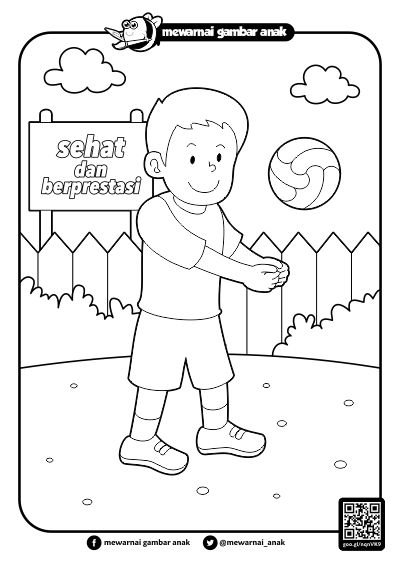 Detail Gambar Anak Untuk Mewarnai Nomer 23