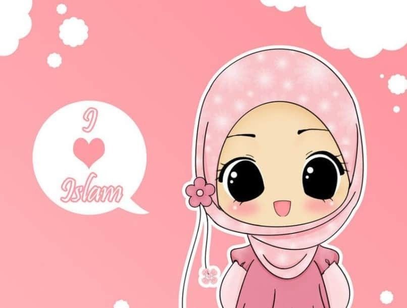 Detail Gambar Anak Wanita Muslimah Kartun Nomer 3