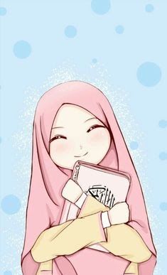 Detail Gambar Anak Wanita Muslimah Kartun Nomer 4