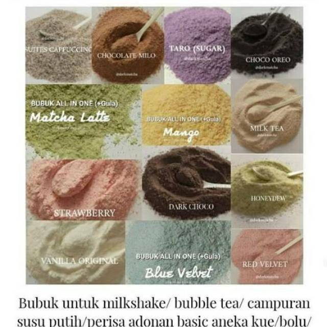 Detail Gambar Aneka Minuman Bubuk Mixed Gula Serbuk Nomer 46