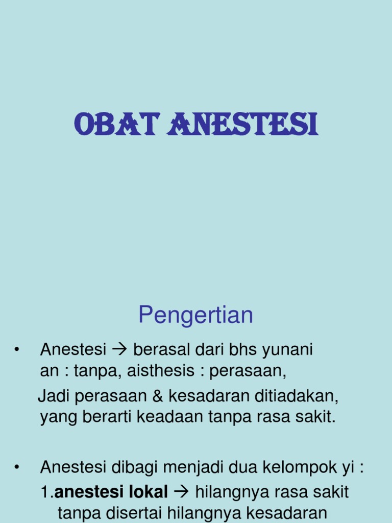 Detail Gambar Anestesi Ppt Nomer 28