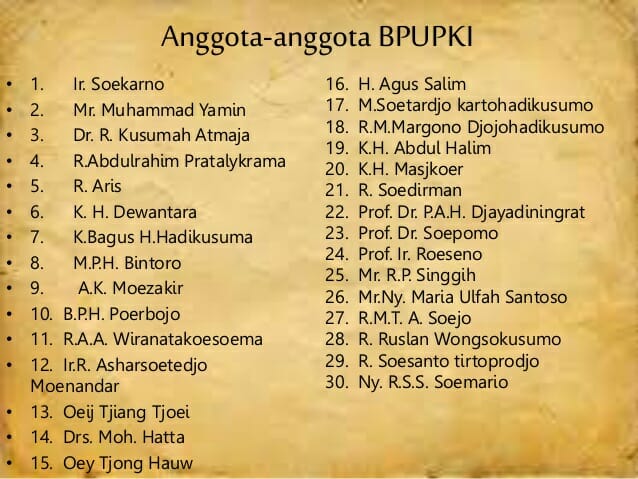 Detail Gambar Anggota Bpupki Nomer 30